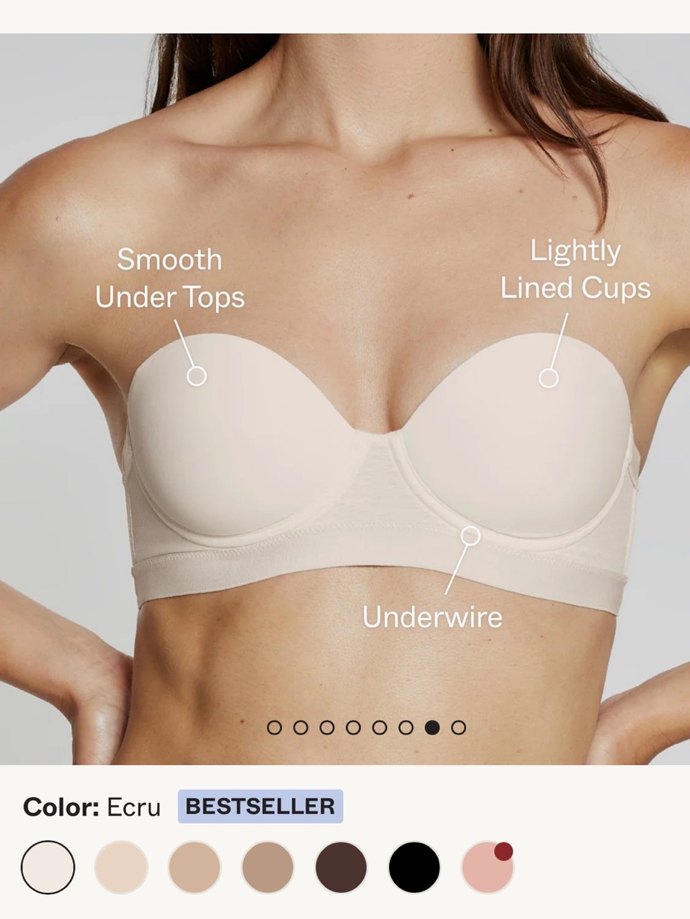 MVP Multiway Strapless Bra — Ecru